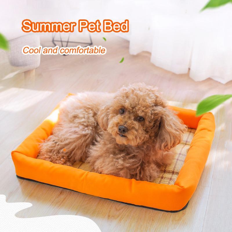 Summer Dog Bed Cool Pet Bed 60cm Cat House Ice Silk Sleeping Mat Blanket for Small Medium Dogs Bichon Frise Teddy Pet Supplies1, Brown
Summer Dog Bed Cool Pet Bed 60cm Cat House Ice Silk Sleeping Mat Blanket for Small Medium Dogs Bichon Frise Teddy Pet Supplies1, Brown
