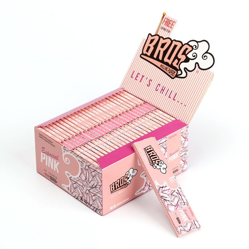 Dragonbros cigarette paper pink unbleached paper 13gsm extra large 33L smoking
Dragonbros cigarette paper pink unbleached paper 13gsm extra large 33L smoking