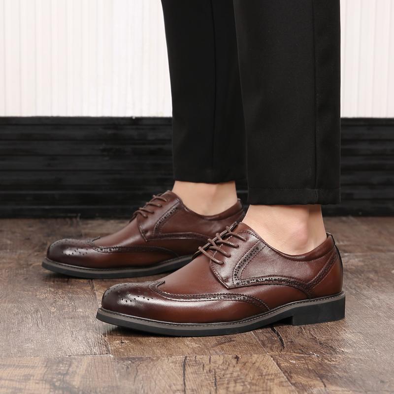 Yomior Brogue Shoes Vintage Men Shoes Formal Dress Loafers Wedge Pointed Toe Business Party Wedding Breathable Oxfords Black1, Black
Yomior Brogue Shoes Vintage Men Shoes Formal Dress Loafers Wedge Pointed Toe Business Party Wedding Breathable Oxfords Black1, Black