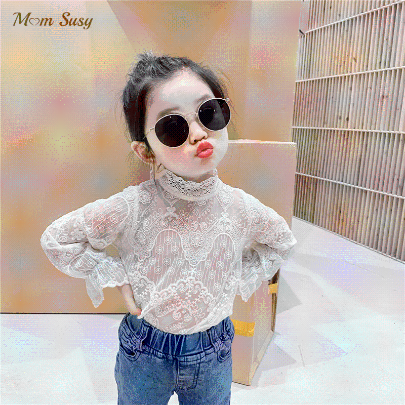 Shirts Baby Girl Princess Lace Shirt Infant Toddler Child Tshirt Long Sleeve Blouses Top Spring Autumn Summer Clothes 1-7Y, Beige
Shirts Baby Girl Princess Lace Shirt Infant Toddler Child Tshirt Long Sleeve Blouses Top Spring Autumn Summer Clothes 1-7Y, Beige