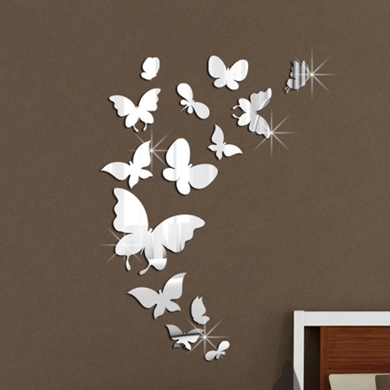 2021 NEW DIY Reflective Stickers Cartoon Gold Silver 14 Butterfly Mirror Wall Stickers
2021 NEW DIY Reflective Stickers Cartoon Gold Silver 14 Butterfly Mirror Wall Stickers