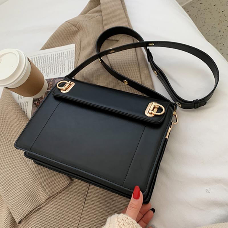 Luxury PU Leather Flap Crossbody Bags 2021 Fashion Trend Handbag Female Solid Color Shoulder Purses, White
Luxury PU Leather Flap Crossbody Bags 2021 Fashion Trend Handbag Female Solid Color Shoulder Purses, White