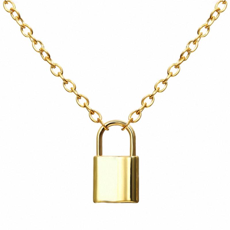 Korean Fashion Retro Metal Lock Necklace Cool Wind Stainless Steel Female Clavicle Chain Christmas Presents For Girls
Korean Fashion Retro Metal Lock Necklace Cool Wind Stainless Steel Female Clavicle Chain Christmas Presents For Girls