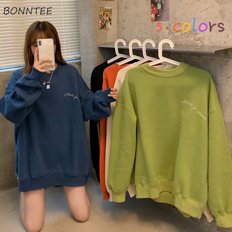 Sweatshirts Women Autumn Thickening O-Neck Harajuku All-match Print 2XL New Chic Female Hoodies Baggy Long Sleeve Lady Clothing, Black
Sweatshirts Women Autumn Thickening O-Neck Harajuku All-match Print 2XL New Chic Female Hoodies Baggy Long Sleeve Lady Clothing, Black