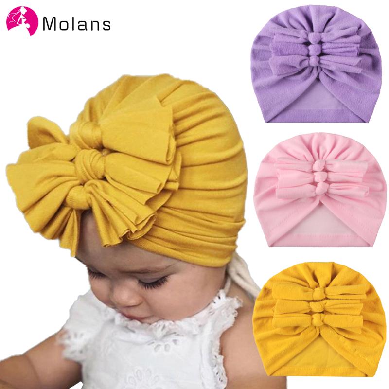 Molans New Baby Hats Toddler Kids Hat Pure Cotton Soft Turban Newborn Girls Bow Children's Hats Autumn Winter Accessories
Molans New Baby Hats Toddler Kids Hat Pure Cotton Soft Turban Newborn Girls Bow Children's Hats Autumn Winter Accessories