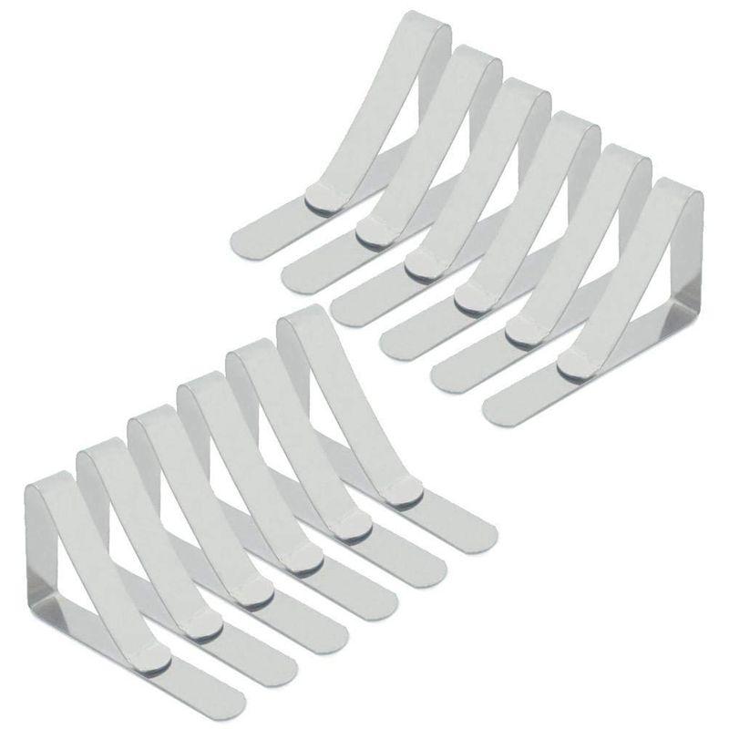 Tablecloth Clips,12 Pack Stainless Steel Table Cloth Holder Table Cover Clamps for Home/Marquees/Wedding/Party/Picnic/Indoor/Out
Tablecloth Clips,12 Pack Stainless Steel Table Cloth Holder Table Cover Clamps for Home/Marquees/Wedding/Party/Picnic/Indoor/Out
