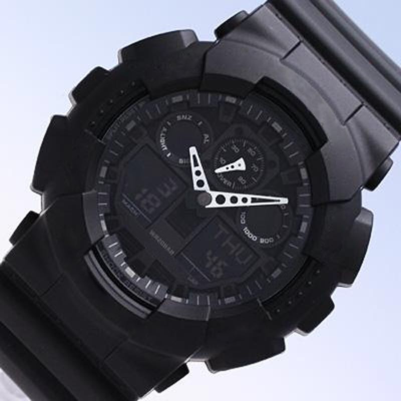 Chronograph Shock Wristwatch Men's Sports G Style Watches Student Outdoor Running Ladies Sports Watch LED Dual Display Multi-function Watch, Slivery;brown
Chronograph Shock Wristwatch Men's Sports G Style Watches Student Outdoor Running Ladies Sports Watch LED Dual Display Multi-function Watch, Slivery;brown