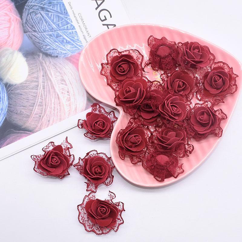 10/20/50pcs Mini Silk Lace Rose Fake Flowers Heads For Wedding Party Home Decor Foam Rose DIY Wreath Accessories Scrapbook Decor1, F08
10/20/50pcs Mini Silk Lace Rose Fake Flowers Heads For Wedding Party Home Decor Foam Rose DIY Wreath Accessories Scrapbook Decor1, F08
