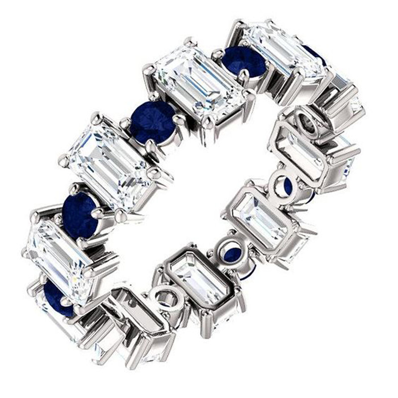 Choucong Brilliant 5A CZ Diamond Party Women Engagement Rings Promise Accessories for Lover Fine Birthday Gift Lady Trendy Jewelry Ring Gift