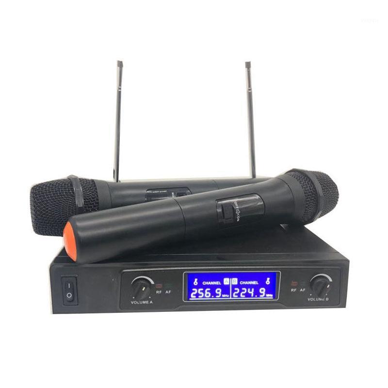 Professional Wireless Microphone System Dual Cordless Handheld Microphone 2 Channel Wireless Kit for Broadcast Karaok1
Professional Wireless Microphone System Dual Cordless Handheld Microphone 2 Channel Wireless Kit for Broadcast Karaok1