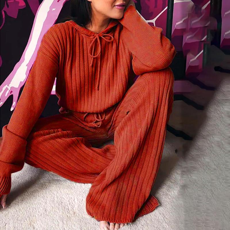 Women Sweater 2 Piece Knit Straight Pant Sets Slim Tracksuit 2020 Spring Autumn Fashion Solid Sweatshirts Sporting Suit Female, Orange
Women Sweater 2 Piece Knit Straight Pant Sets Slim Tracksuit 2020 Spring Autumn Fashion Solid Sweatshirts Sporting Suit Female, Orange