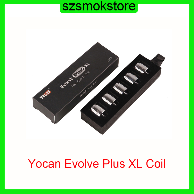 Yocan Evolve Plus XL Wax QUAD Coil Quad Quatz Rod Coils With Coil Cap For Evolve Plus XL Dab Pen Kit 0266167
Yocan Evolve Plus XL Wax QUAD Coil Quad Quatz Rod Coils With Coil Cap For Evolve Plus XL Dab Pen Kit 0266167