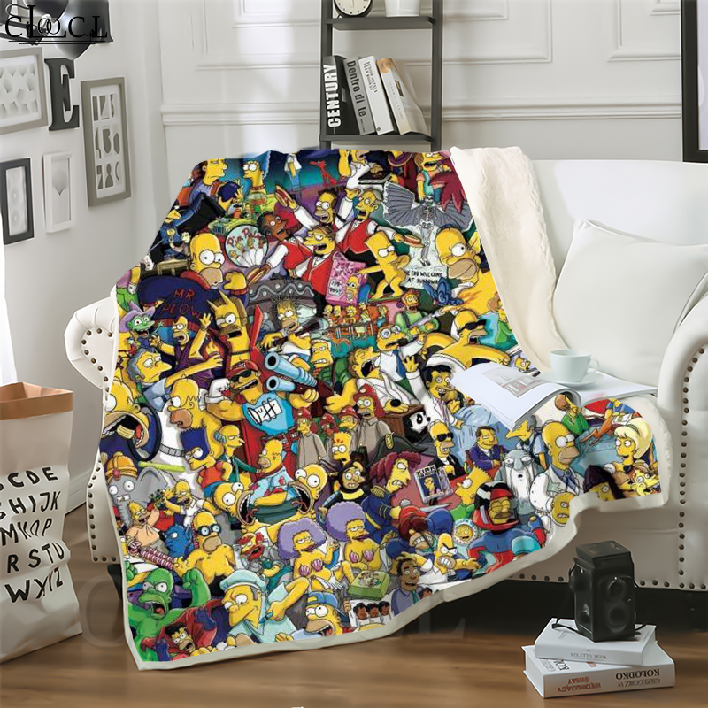CLOOCL Cartoons The Simpsons 3D Print Harajuku Air Conditioning Blanket Sofa Teens Bedding Throw Blankets Plush Quilt
CLOOCL Cartoons The Simpsons 3D Print Harajuku Air Conditioning Blanket Sofa Teens Bedding Throw Blankets Plush Quilt