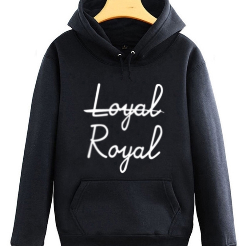 Autumn spring new arrival kpop bangtan boys stage same hoodie loyal royal printing pullover sweatshirt men women 201202