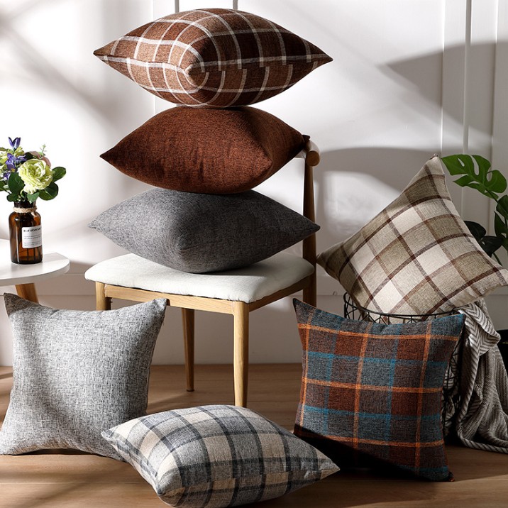 Solid color linen cushion flax pillow cover plain color Plaid sofa pillow case car office waist support cushion cover, 45*45cm
Solid color linen cushion flax pillow cover plain color Plaid sofa pillow case car office waist support cushion cover, 45*45cm