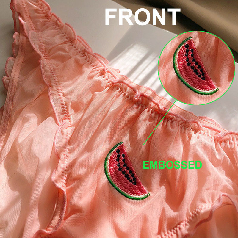 FINETOO Fruit Panties Women Lovely Briefs S-XL Girls Underpants Fashion Embroidery Underwear Panty Female Lingerie Panties VIP 201112