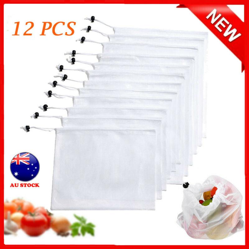 12 Pack Reusable Mesh Produce Bags for Vegetable Fruit Toys Storage Pouch TOP Storage Net Bag
12 Pack Reusable Mesh Produce Bags for Vegetable Fruit Toys Storage Pouch TOP Storage Net Bag