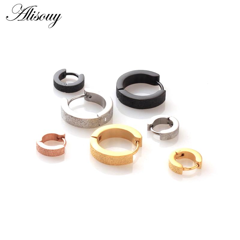 Alisouy Brand Unique Fashion Punk Rock Silver Color/Gold-Color Frosted scrub Small Circle Hoop Earrings for Women Men Jewelry
Alisouy Brand Unique Fashion Punk Rock Silver Color/Gold-Color Frosted scrub Small Circle Hoop Earrings for Women Men Jewelry