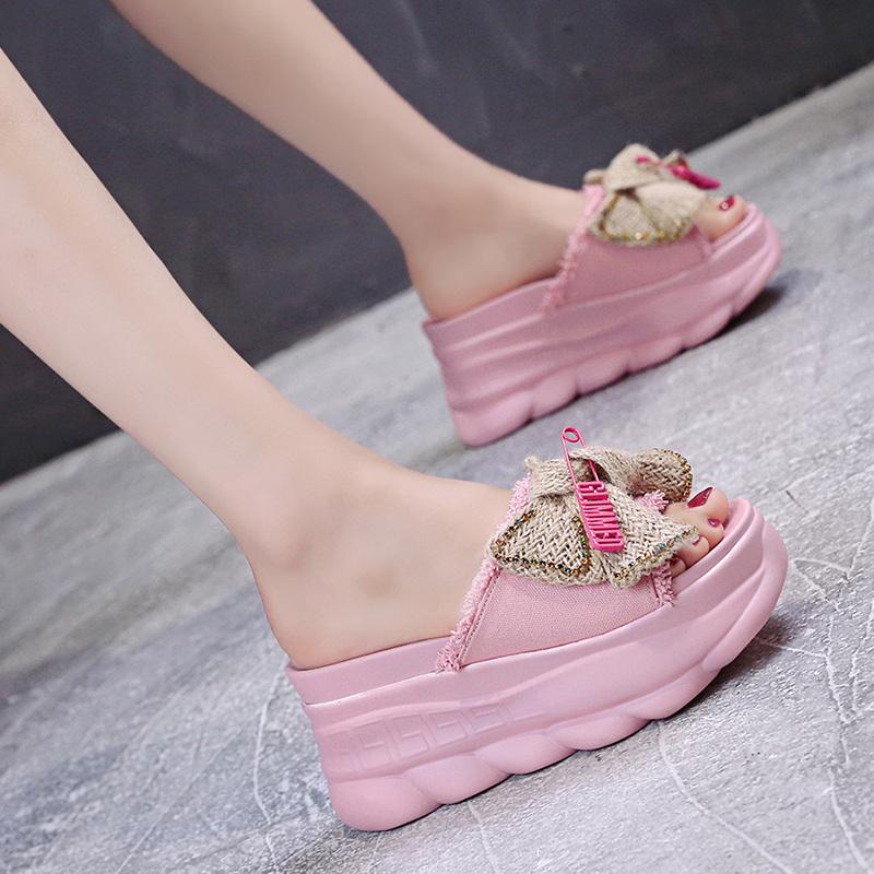 Shoes Woman 2021 Slippers Casual Platform Slipers Women Heeled Mules Luxury New Soft Heels Flat Summer Fabric Slides PU Fashion, Black
Shoes Woman 2021 Slippers Casual Platform Slipers Women Heeled Mules Luxury New Soft Heels Flat Summer Fabric Slides PU Fashion, Black