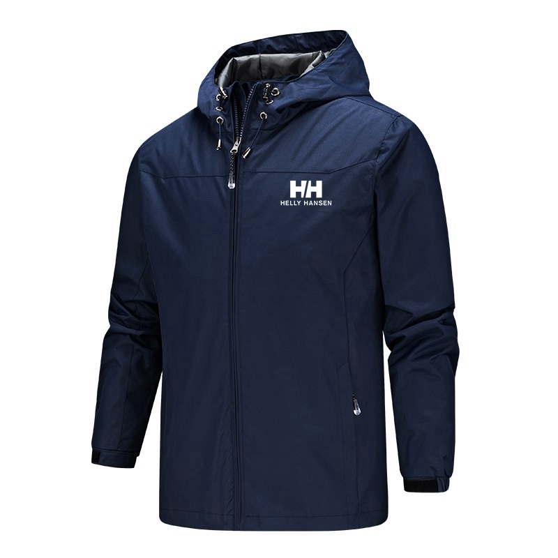 New Outdoor Fashion H printing Jacket Hiking Mountain Trekking Men Waterproof Autumn Windbreaker Hoody Coat