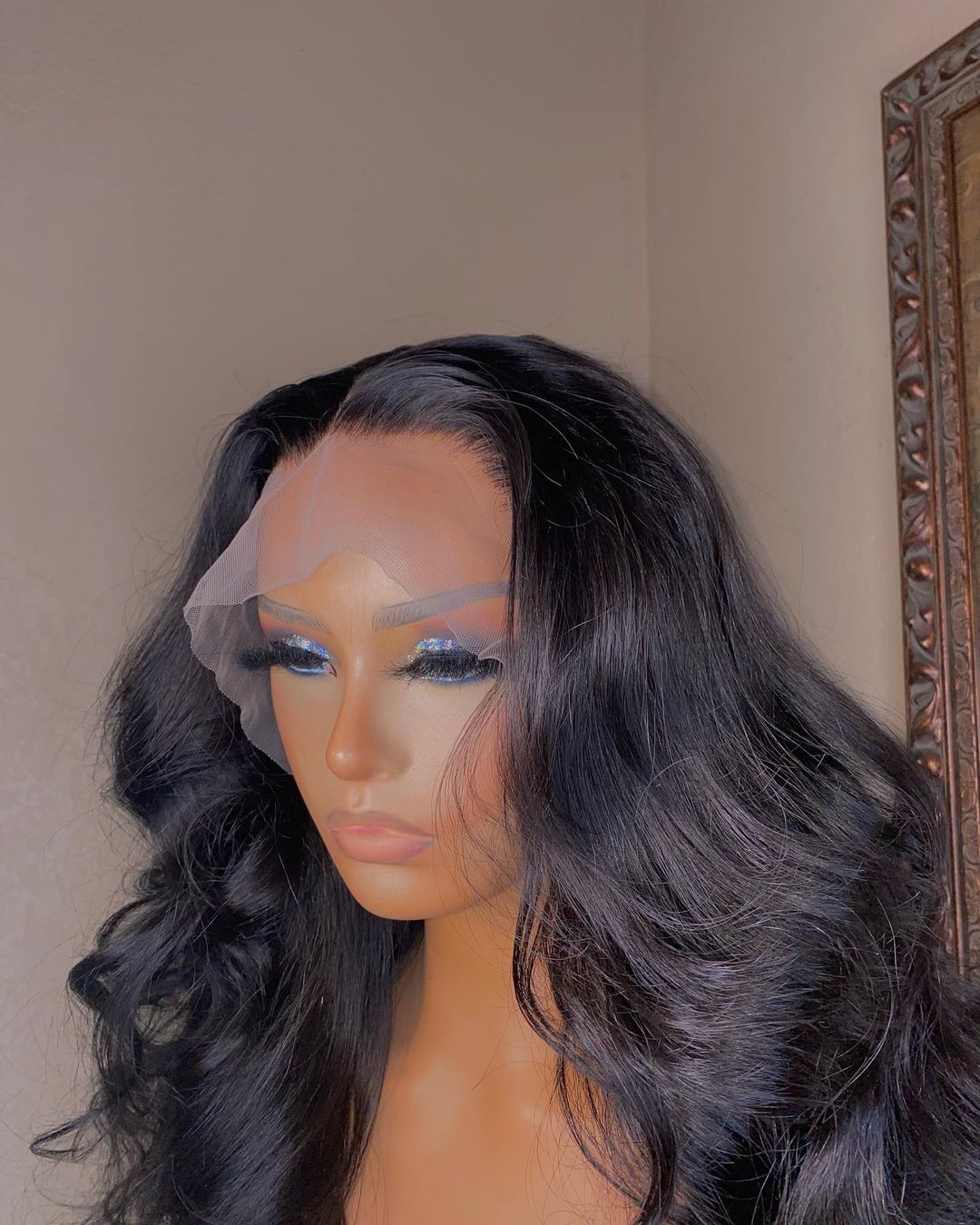 Body Wave 360 HD Frontal 13X4 Lace Front Human Hair Wigs Loose Glueless Wig Synthetic Hair For Black Women