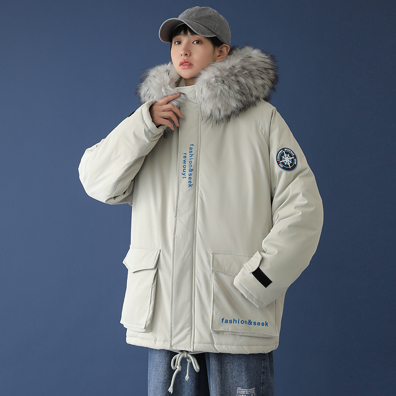 2021 New Parka Windbreaker Fleece Thick Warm Fur Coats Hooded Overcoats Men's Winter Clothing Wpuu, Black
2021 New Parka Windbreaker Fleece Thick Warm Fur Coats Hooded Overcoats Men's Winter Clothing Wpuu, Black