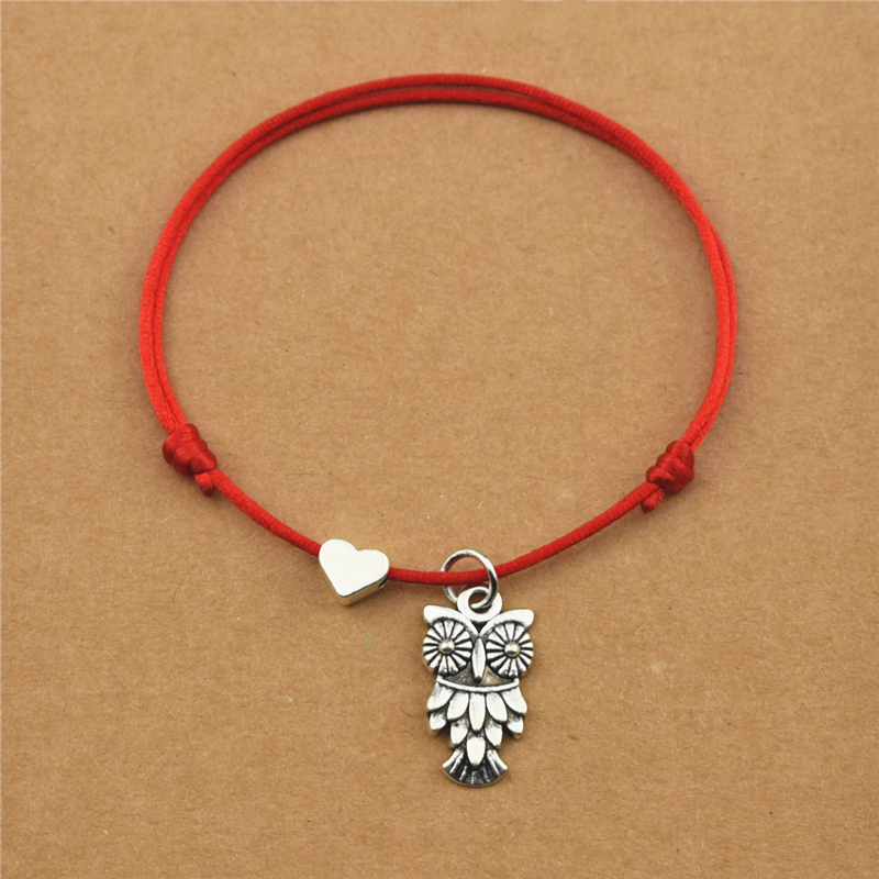Personality Animal Birds Love Owls Heart Charm Bracelets Red Cord Rope Jewelry for Women Men Couple Friendship Gifts
Personality Animal Birds Love Owls Heart Charm Bracelets Red Cord Rope Jewelry for Women Men Couple Friendship Gifts