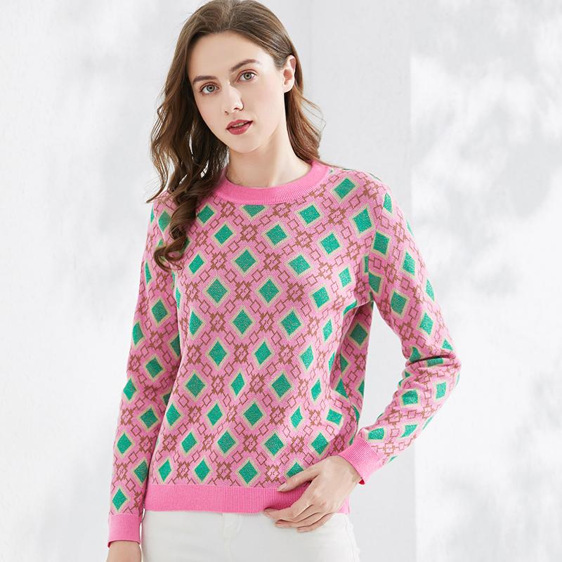 New Pickle Pollen Plaid Hooded Winter Kawaii Sweater Women Gold Silk Hit Color Long Sleeves Pink Sweater Korean K5326, Pink (0.35kg)
New Pickle Pollen Plaid Hooded Winter Kawaii Sweater Women Gold Silk Hit Color Long Sleeves Pink Sweater Korean K5326, Pink (0.35kg)