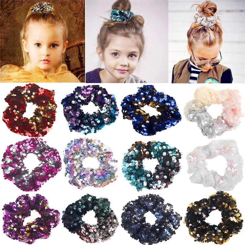 12 Colors Sparkly Sequins Mermaid Elastic Hair Bands Scrunchy Hair Ties Ropes Scrunchie for Women or Girls Hair Accessories Y200710, Red
12 Colors Sparkly Sequins Mermaid Elastic Hair Bands Scrunchy Hair Ties Ropes Scrunchie for Women or Girls Hair Accessories Y200710, Red
