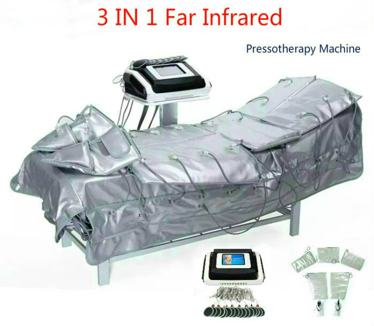 3 in 1 Far infrared pressotherapy slimming machine with ems elecyrostimulation CE
3 in 1 Far infrared pressotherapy slimming machine with ems elecyrostimulation CE