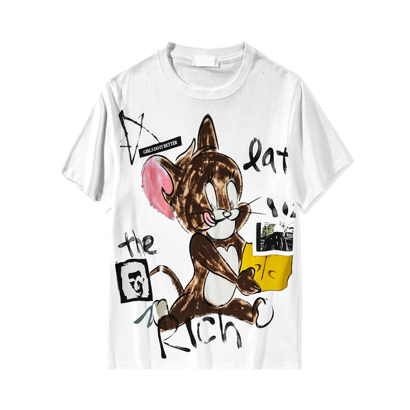 2021 Spring Summer New Hip-hop Male and Female Kitten Printed Short Sleeve T-shirt Ttr9, Black
2021 Spring Summer New Hip-hop Male and Female Kitten Printed Short Sleeve T-shirt Ttr9, Black