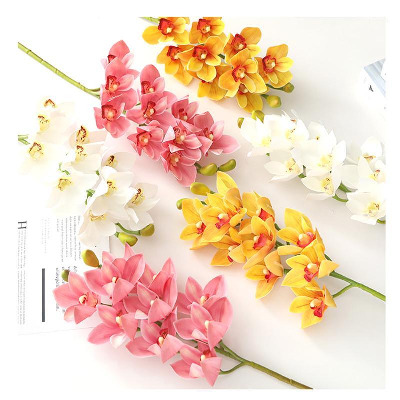 INDIGO - 50pcs 3D Pink Cymbidium Large Size Orchids New Style Real Touch Flower Wedding Party Free Shipping1, 50pcs orange
INDIGO - 50pcs 3D Pink Cymbidium Large Size Orchids New Style Real Touch Flower Wedding Party Free Shipping1, 50pcs orange