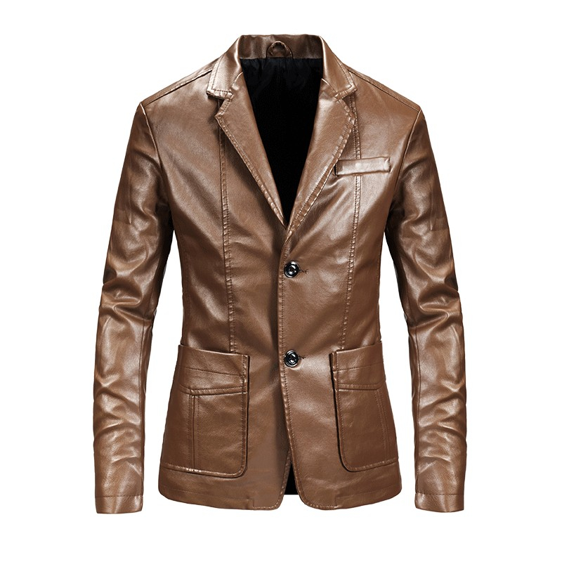 Men's PU Leather Jacket Winter Slim Motor Jacket Men Buttons And Big Pocket Windbreaker Mens Faux Leather Jacket Chaqueta Hombre, Black
Men's PU Leather Jacket Winter Slim Motor Jacket Men Buttons And Big Pocket Windbreaker Mens Faux Leather Jacket Chaqueta Hombre, Black