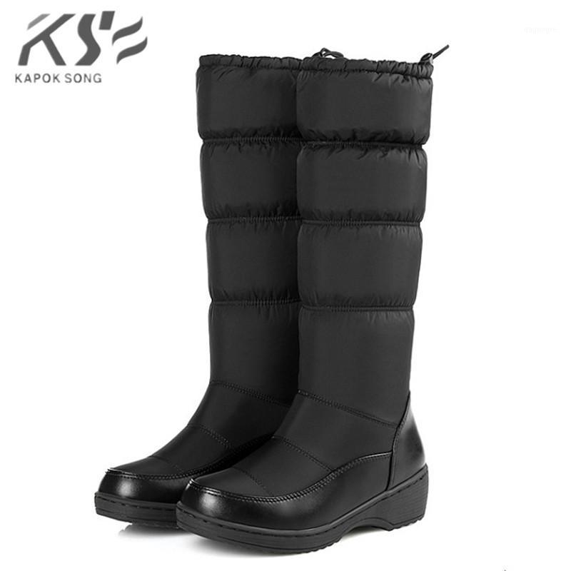 women boots 2020 down-fill warm boots lady softable snow boot black white blue women's1
women boots 2020 down-fill warm boots lady softable snow boot black white blue women's1