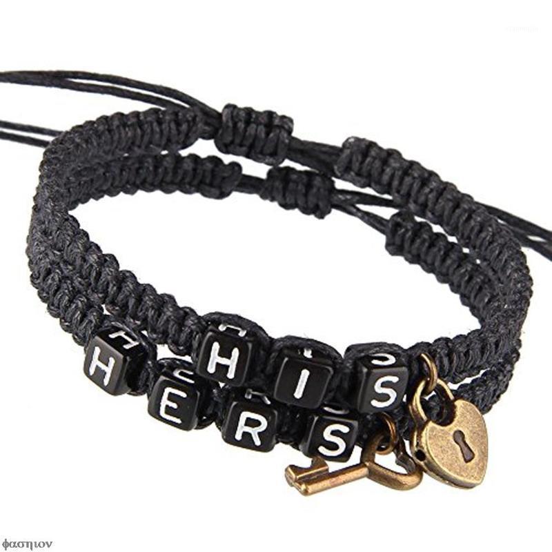 Charm Bracelets 1 Pair Handmade Lovers Bracelet Adjustable Couples Set HIS And HERS Drop
Charm Bracelets 1 Pair Handmade Lovers Bracelet Adjustable Couples Set HIS And HERS Drop