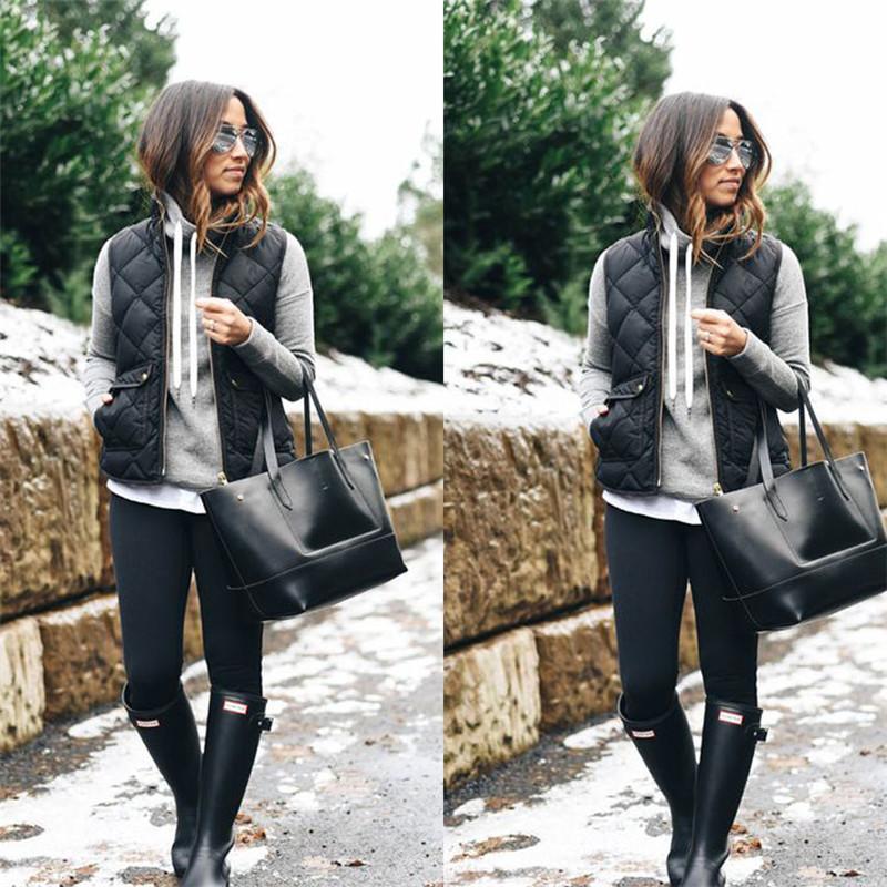 New Arrivals Fashion Ladies Gilet Women Warmer Sleeveless Waistcoat Jacket Coat Winter Jacket Vest, Black;white
New Arrivals Fashion Ladies Gilet Women Warmer Sleeveless Waistcoat Jacket Coat Winter Jacket Vest, Black;white