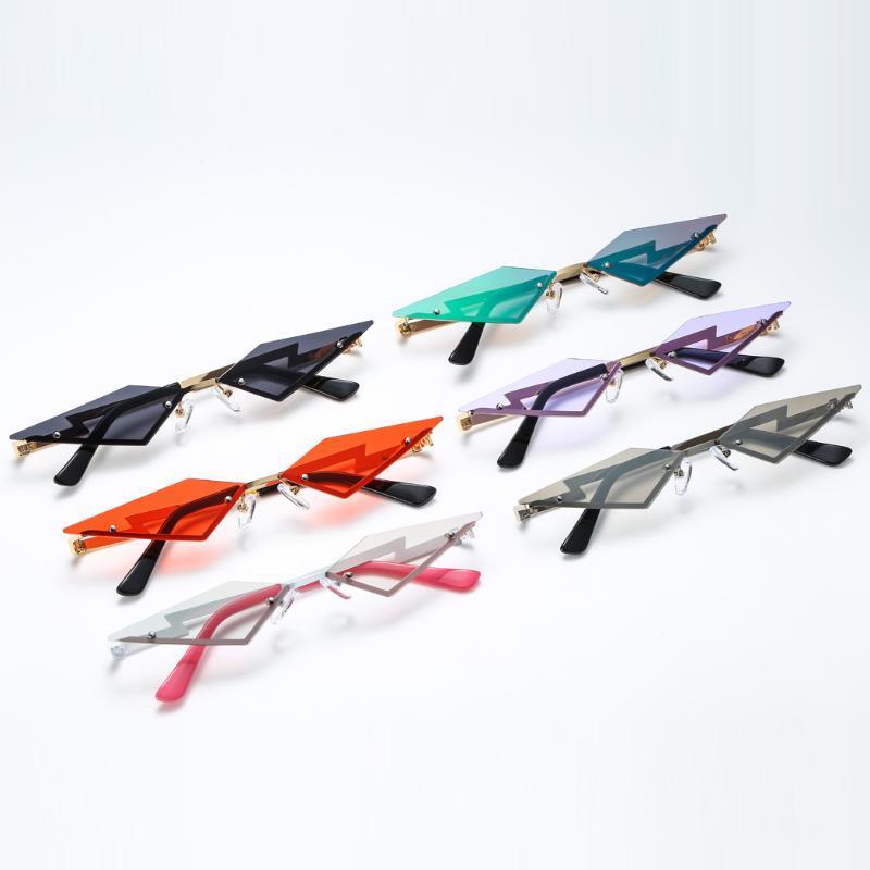 Streetwear Semi-rimless Frameless Fashion Sunglasses For Women Personality Colorful Lens Eye Glasses Beach Sun Glasses Femme1
Streetwear Semi-rimless Frameless Fashion Sunglasses For Women Personality Colorful Lens Eye Glasses Beach Sun Glasses Femme1