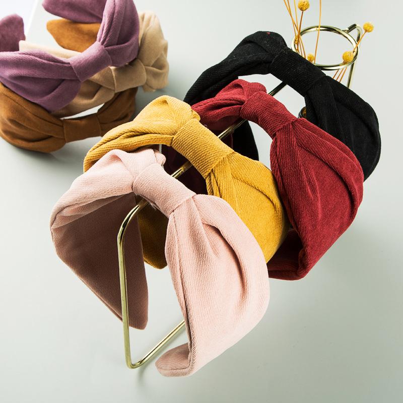Fashion Wide Fabric Knotted Headbands for Women Solid Hairband Hair Hoop Band Korean Style Female Hair Accessories
Fashion Wide Fabric Knotted Headbands for Women Solid Hairband Hair Hoop Band Korean Style Female Hair Accessories