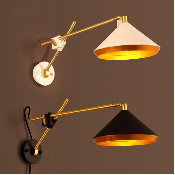 Black/White Vintage Loft Wall industrial Lamp American Country Retro Adjustable Wall Light Bedside Reading Study Living Room E27
Black/White Vintage Loft Wall industrial Lamp American Country Retro Adjustable Wall Light Bedside Reading Study Living Room E27
