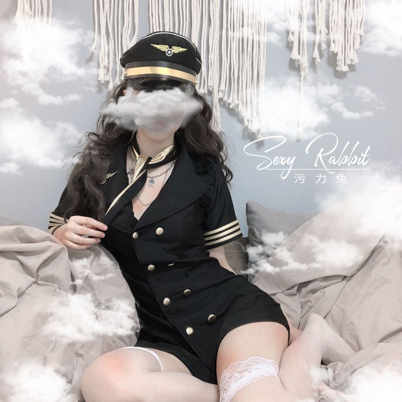 anime flight attendant cosplay maid clothes sailor uniform v deep neck dress sexy lingerie night clubwear, In stockings
anime flight attendant cosplay maid clothes sailor uniform v deep neck dress sexy lingerie night clubwear, In stockings