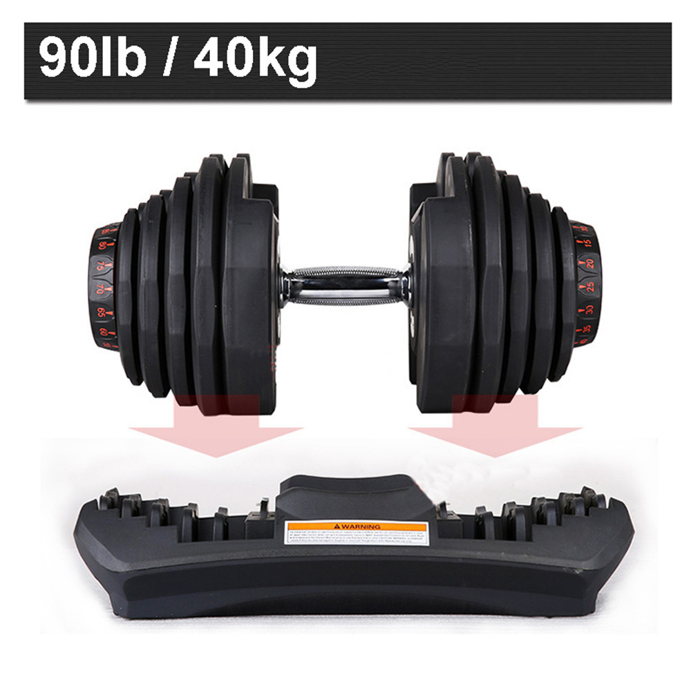 Free Ship 40kg Weight Adjustable Dumbbells 10-90lbs Men Home Gym Build Musle Fitness Dummbbells for Novice, As picture
Free Ship 40kg Weight Adjustable Dumbbells 10-90lbs Men Home Gym Build Musle Fitness Dummbbells for Novice, As picture