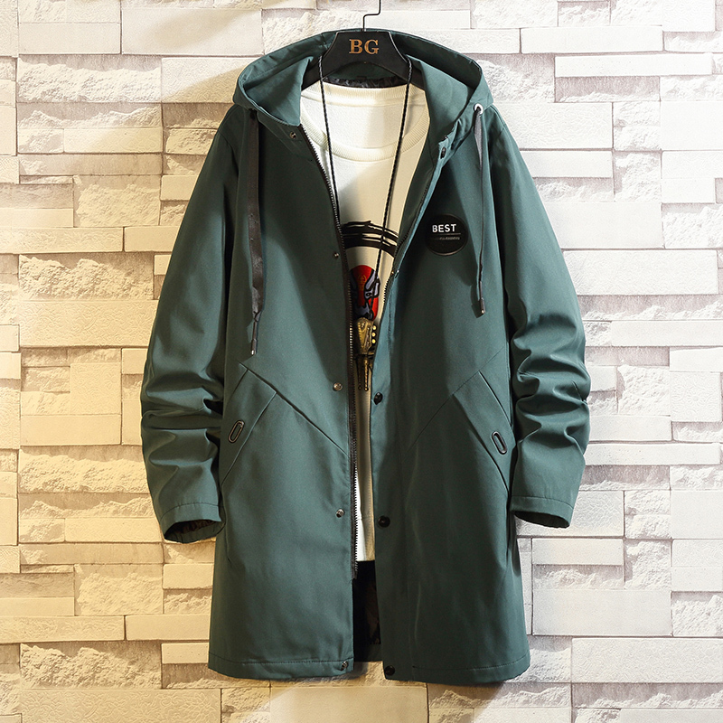2021 New Casual Black Green Red Mens Windbreaker Jackets Long Trench Coat for Men Spring Autumn Winter Clothes D2wc, Fy129 1
2021 New Casual Black Green Red Mens Windbreaker Jackets Long Trench Coat for Men Spring Autumn Winter Clothes D2wc, Fy129 1