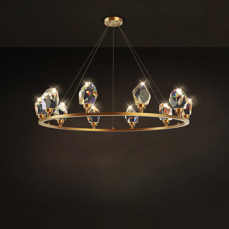 LED Postmodern Crystal Copper Designer Round Chandelier Lighting Lustre Suspension Luminaire Lampen For Dinning Room
LED Postmodern Crystal Copper Designer Round Chandelier Lighting Lustre Suspension Luminaire Lampen For Dinning Room