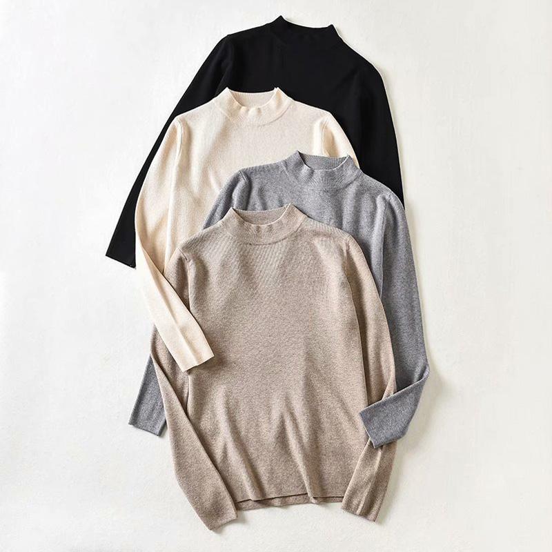 2020 New O-neck Women Knitted Sweater Long Sleeve Lady Knit Tops Autumn Winter Female Warm Casual Sweater 3 Color, Black
2020 New O-neck Women Knitted Sweater Long Sleeve Lady Knit Tops Autumn Winter Female Warm Casual Sweater 3 Color, Black