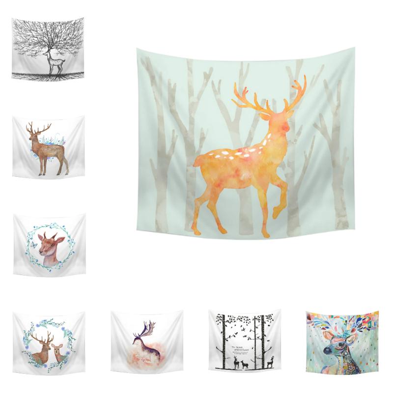 Cute Deer Print Tapestry Animal Art Wall Hanging Blanket Bedspread Beach Towel Background Cloth Living Room Decoration
Cute Deer Print Tapestry Animal Art Wall Hanging Blanket Bedspread Beach Towel Background Cloth Living Room Decoration