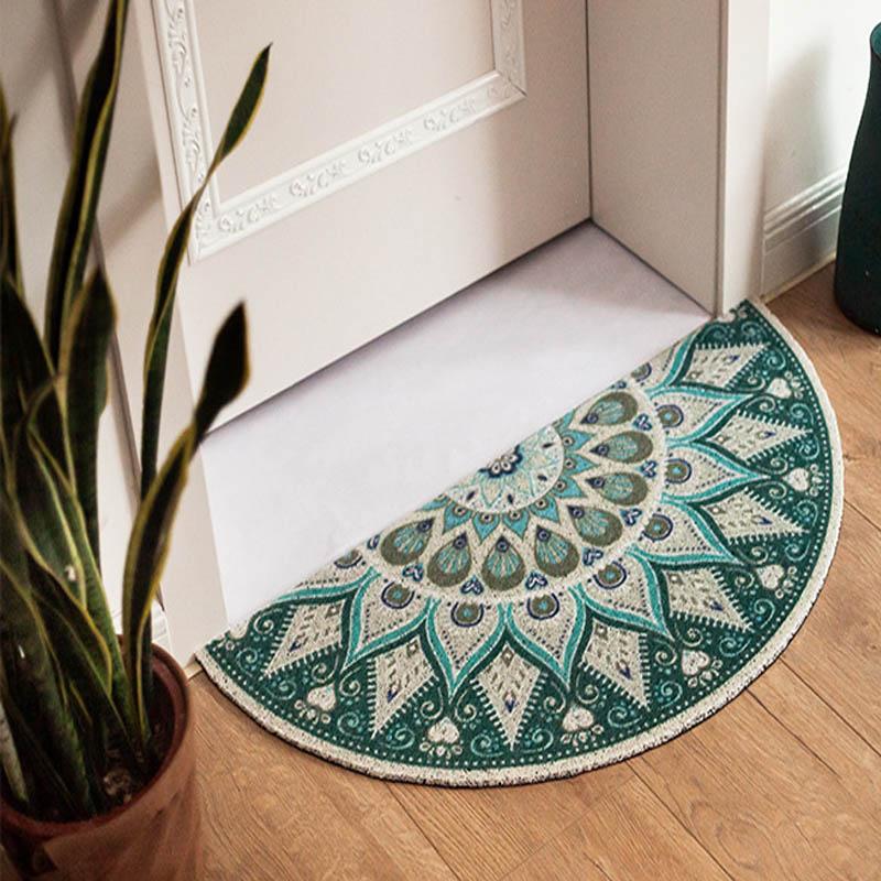Entrance Doormat PVC Leather Bedroom Carpet Rugs Waterproof Anti Slip Durable Hallway Door Mat Green Boho Printed Floor Mats
Entrance Doormat PVC Leather Bedroom Carpet Rugs Waterproof Anti Slip Durable Hallway Door Mat Green Boho Printed Floor Mats