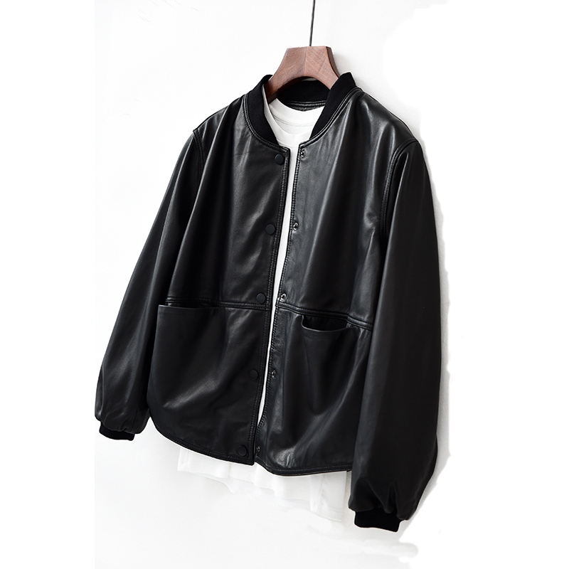 2021 New Autumn Spring of Female Plutonium Loose Short Basic Jacket Ladies High Street Leather Outerwear Coat 14QN, Black
2021 New Autumn Spring of Female Plutonium Loose Short Basic Jacket Ladies High Street Leather Outerwear Coat 14QN, Black