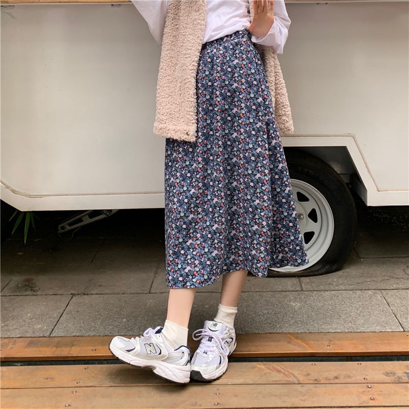 2021 New Elegant Print A-line Spring Women Streetwear Elastic Waist Midi Skirt 0hy5, Orange pink
2021 New Elegant Print A-line Spring Women Streetwear Elastic Waist Midi Skirt 0hy5, Orange pink