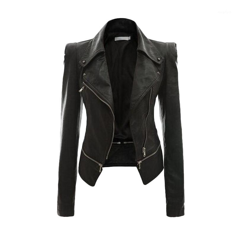 Womens Fashion Leather Jacket Zipper Jacket Turn-down Collar Full Sleeve Slim Jackets Ladies Autumn Winter Outside Wear Coats1, Black;brown
Womens Fashion Leather Jacket Zipper Jacket Turn-down Collar Full Sleeve Slim Jackets Ladies Autumn Winter Outside Wear Coats1, Black;brown