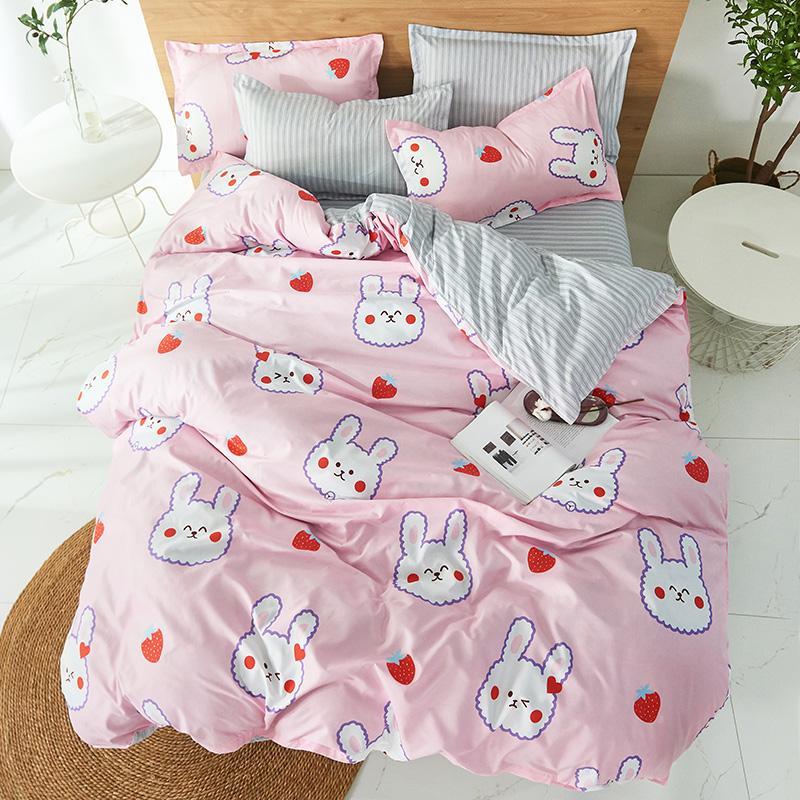 Girl's room decoration Pink strawberry 3/4 / 5pcs Bedding set with Different Color bed cover sheet pillowcase set1, Jan 24
Girl's room decoration Pink strawberry 3/4 / 5pcs Bedding set with Different Color bed cover sheet pillowcase set1, Jan 24